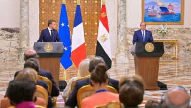 قمة مصرية فرنسية